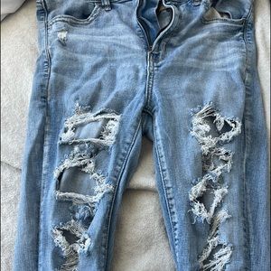 American Eagle Ripped jeans that I bought a few years back and no longer wear